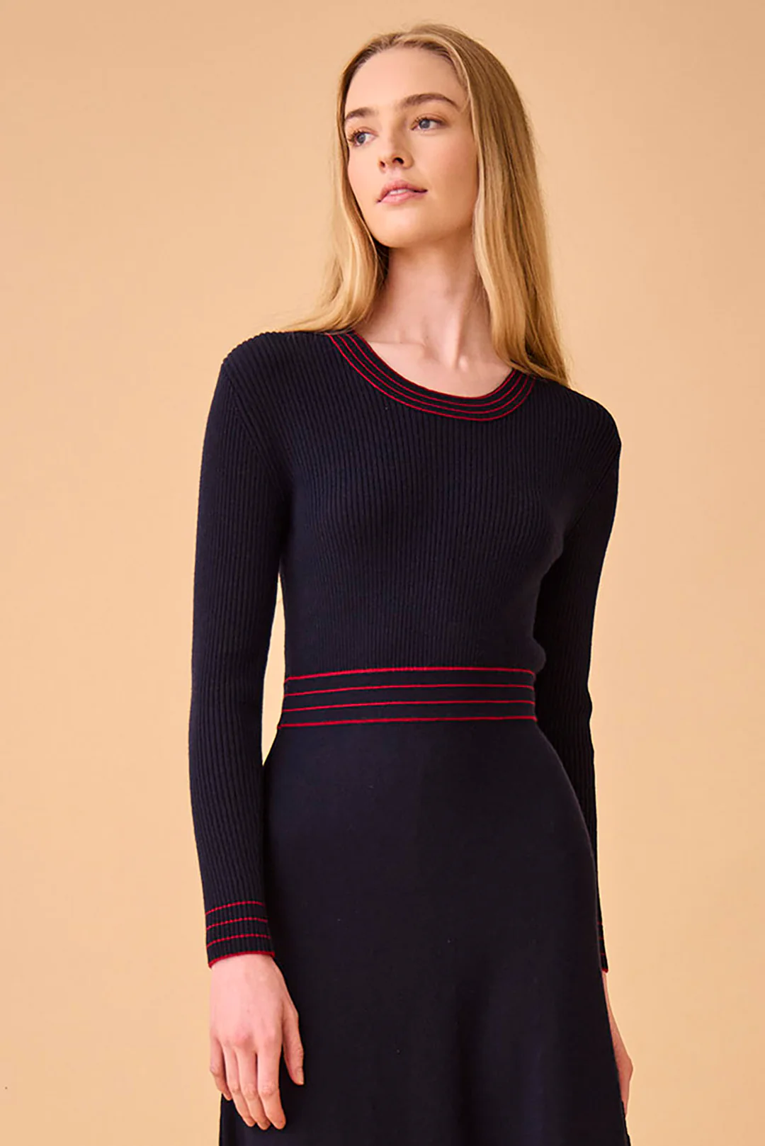 Hunter Bell Beatrice Dress - Navy