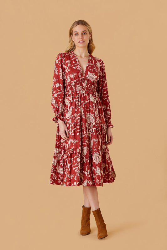 Olivia by Livro Sloan Dress in Rust