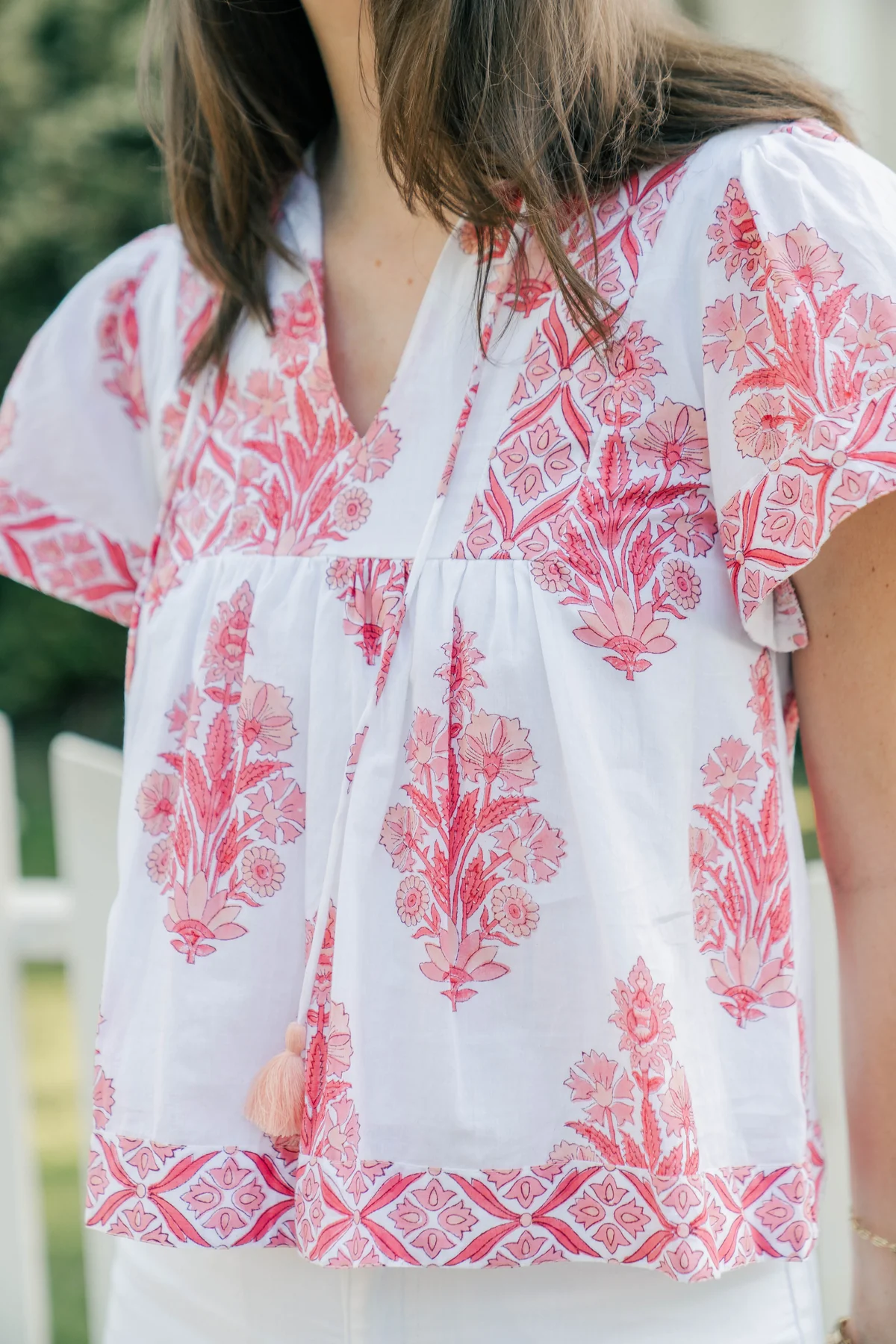 Victoria Dunn Catalina Blouse in Sunset