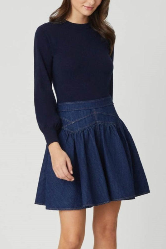 Shoshanna Matilda Dress - Navy & Dark Denim