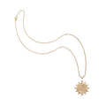 HOPE Petite Embellished Coin 16-18" Classic Rolo Chain