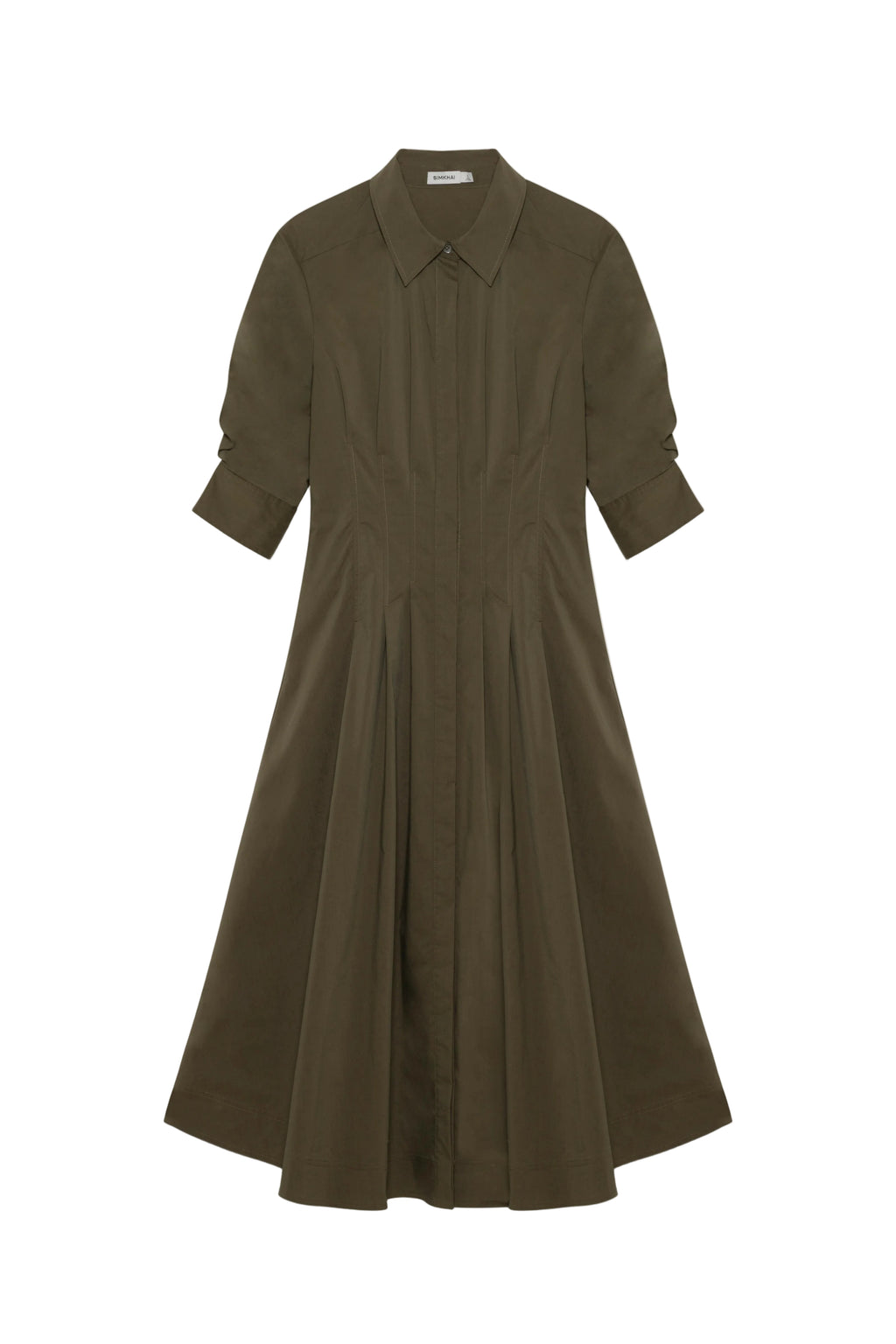 Jazz Pintuck Midi Dress