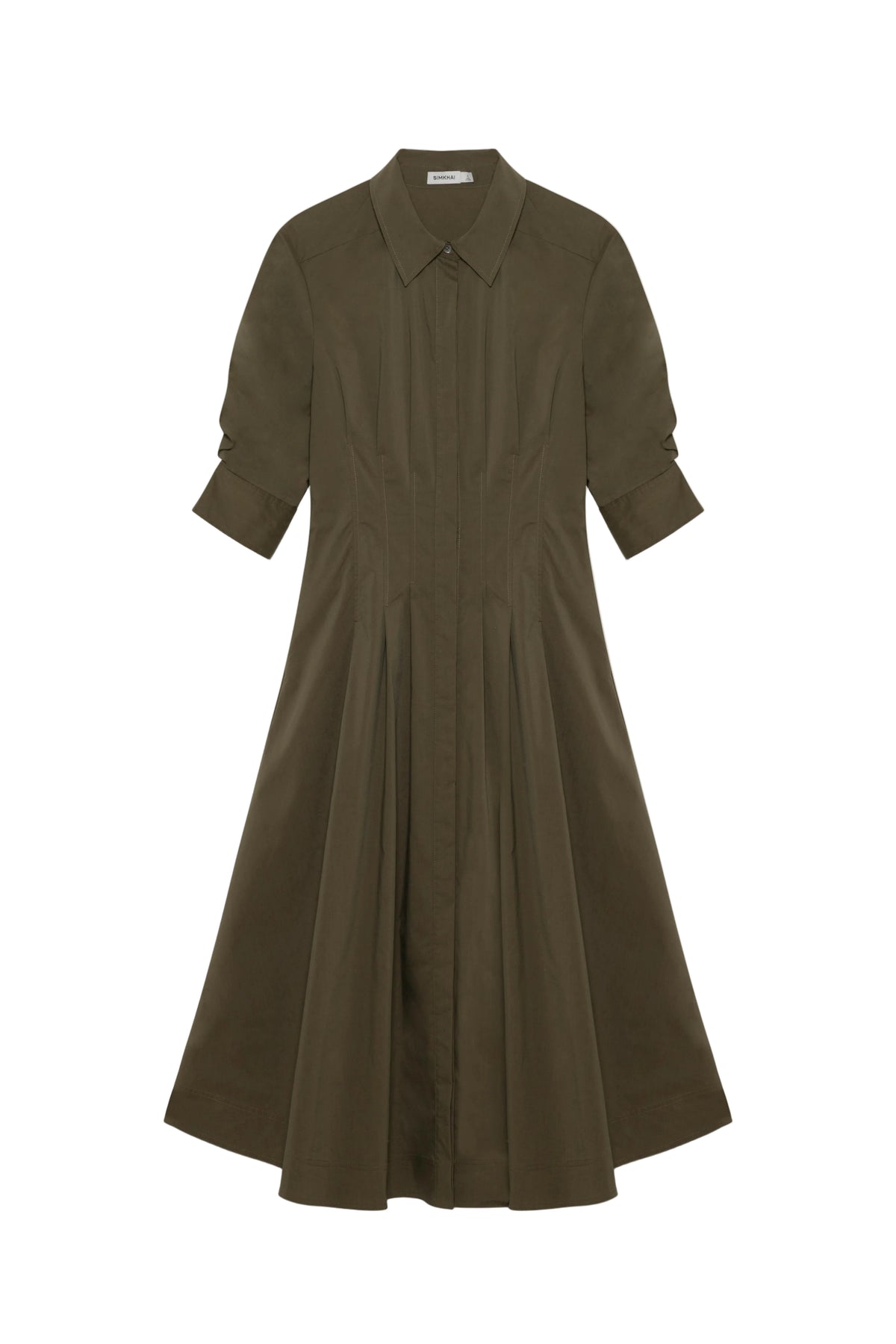 Jazz Pintuck Midi Dress