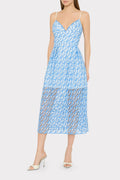 Hazel Embroidered MIdi Dress