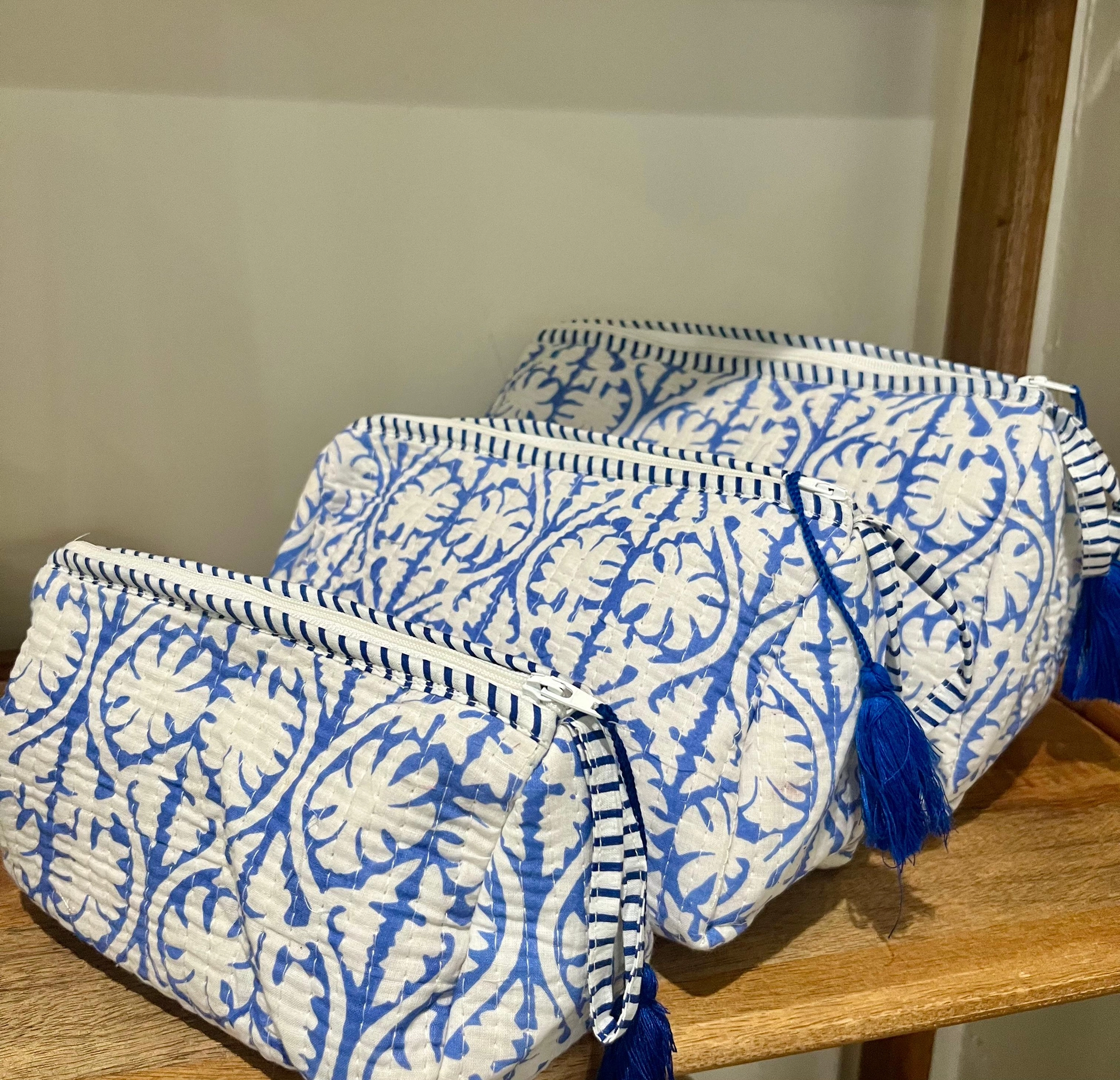 Jaipuri Block Printed Toiletry Bag