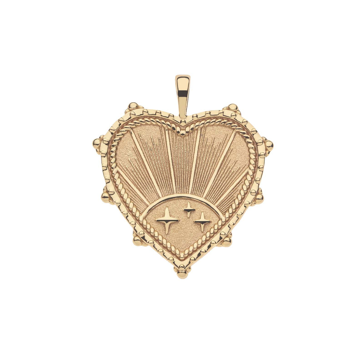 Jane Win STRONG JW Heart Pendant