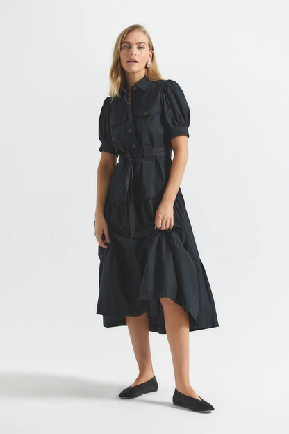 Derek Lam Buffy Dress - Black