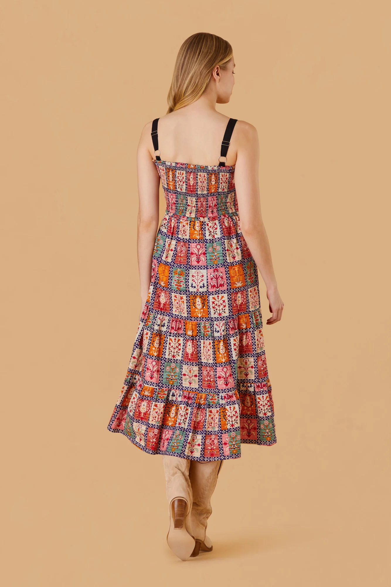 Olivia by Livro Milly Dress - Harvest Grid