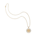 LOVE Petite Embellished Coin 16-18" Classic Rolo Chain
