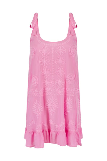 Pranella Remi Pink Neon Slip Dress