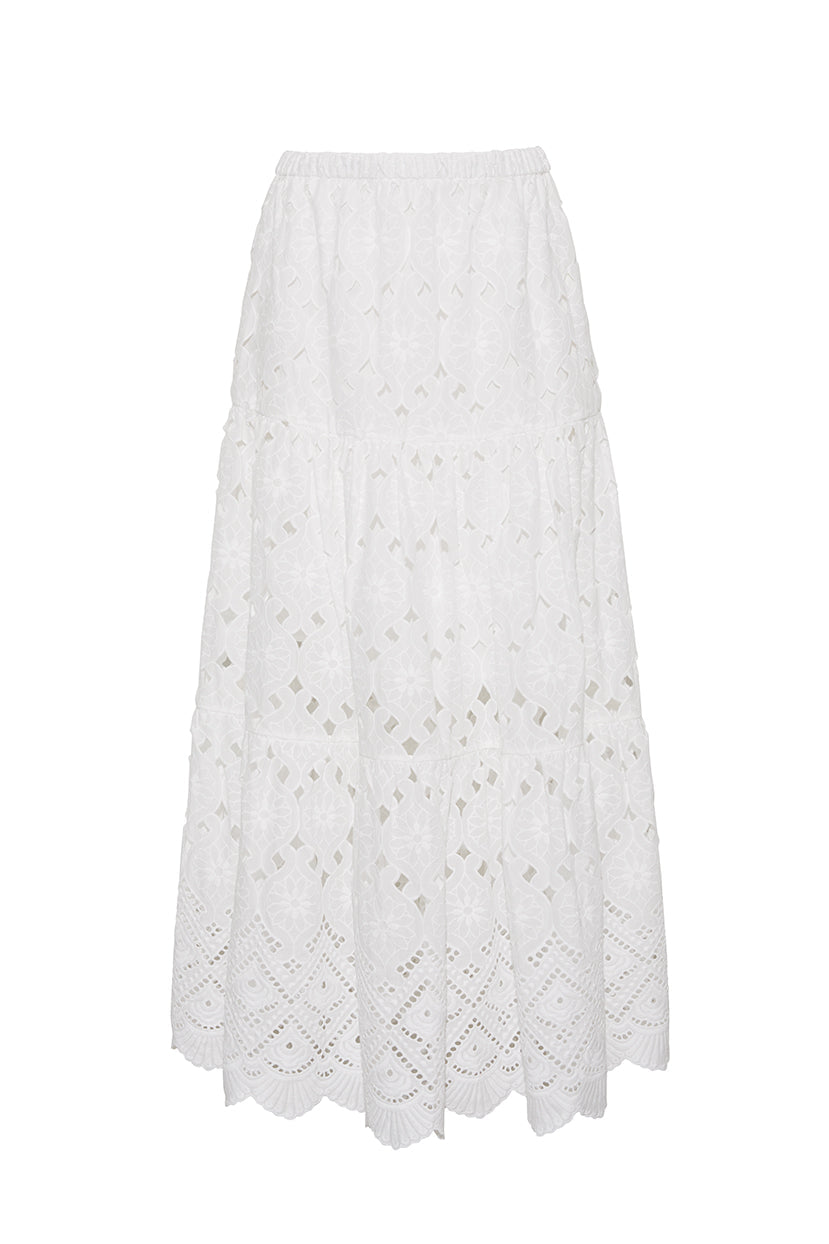 Trellis Eyelet Melanie Skirt