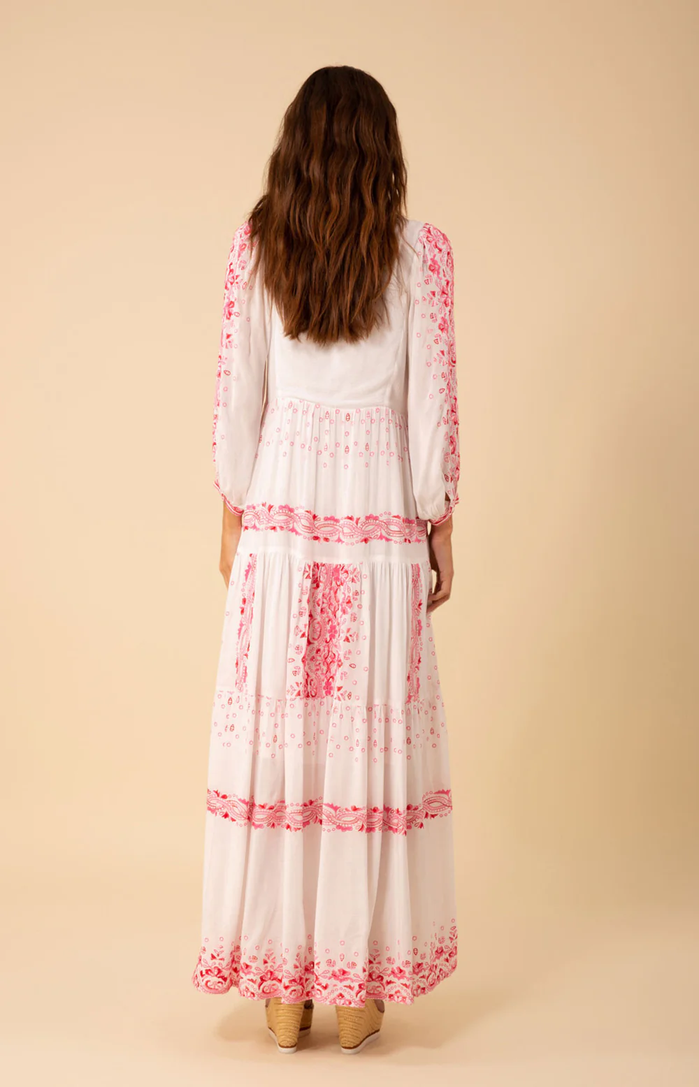 Hale Bob Emery Embroidered Maxi Dress