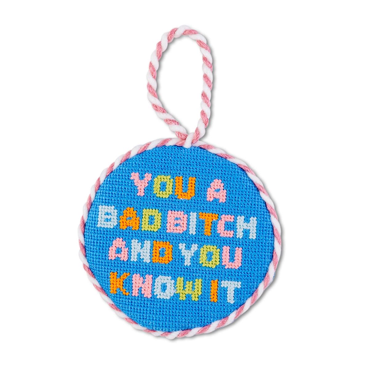 Furbish Studio - Bad Bitch Needlepoint Ornament