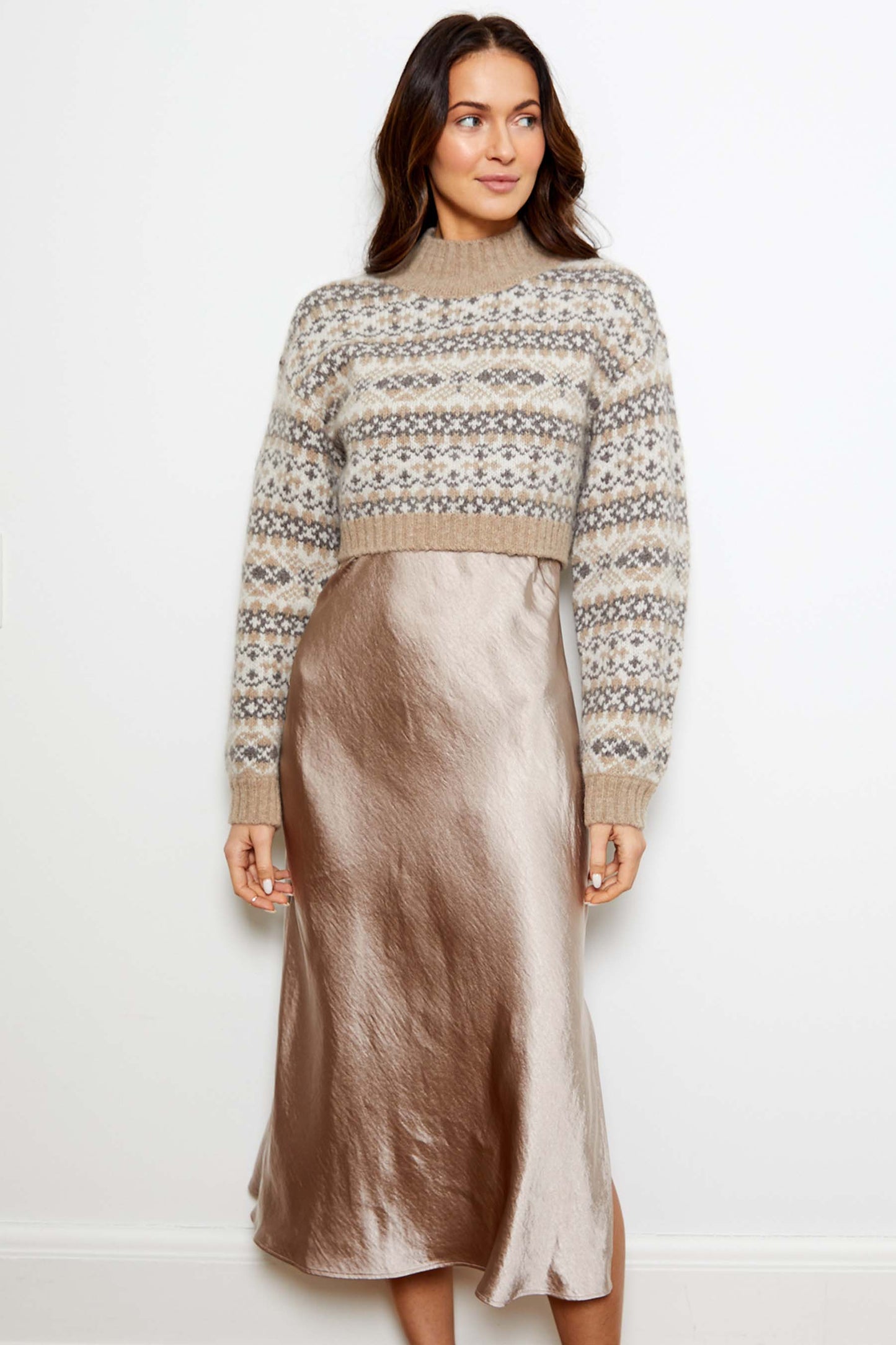 DH New York Lou Sweater Dress Combo