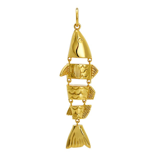 Hinge Fish Charm