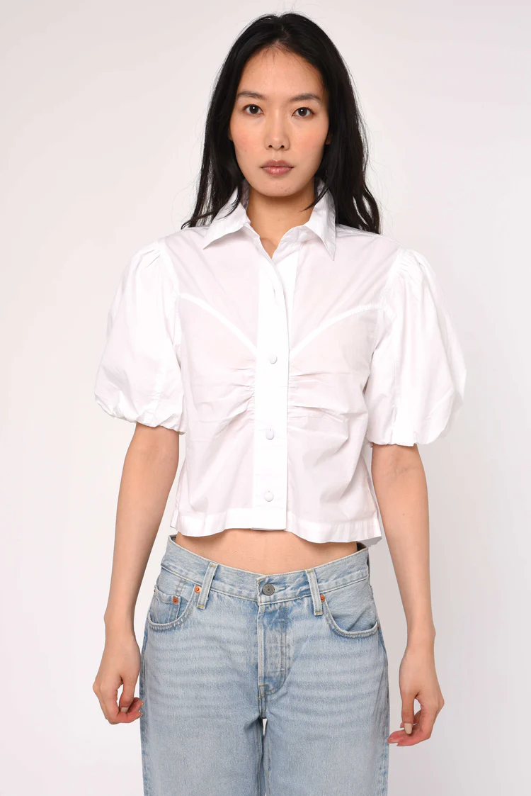 Bright White Jamie Top