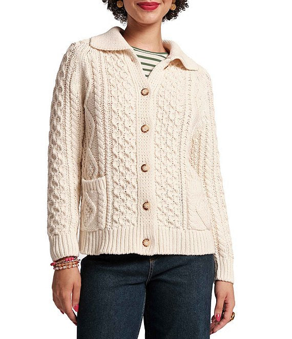 Fisherman Cardigan Cableknit