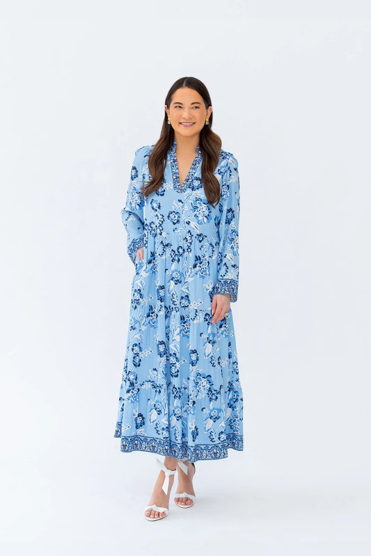 Sail to Sable x Style Charade Anne Floral Print Midi Tunic